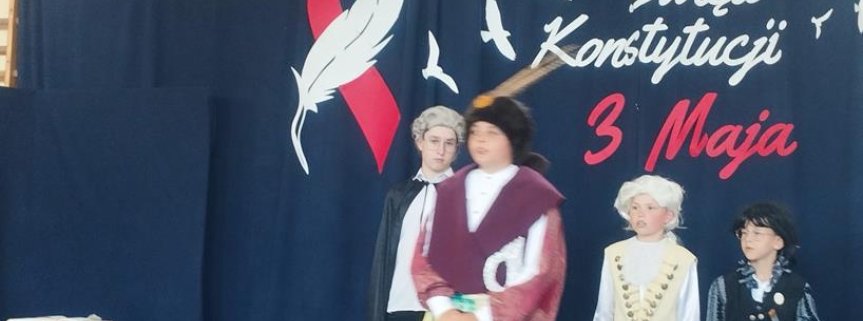  Inscenizacja uchwalenia Konstytucji 3 Maja.