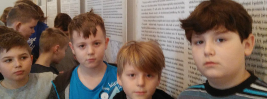 Lekcja muzealna w Muzeum Ziemi Sochaczewskiej.